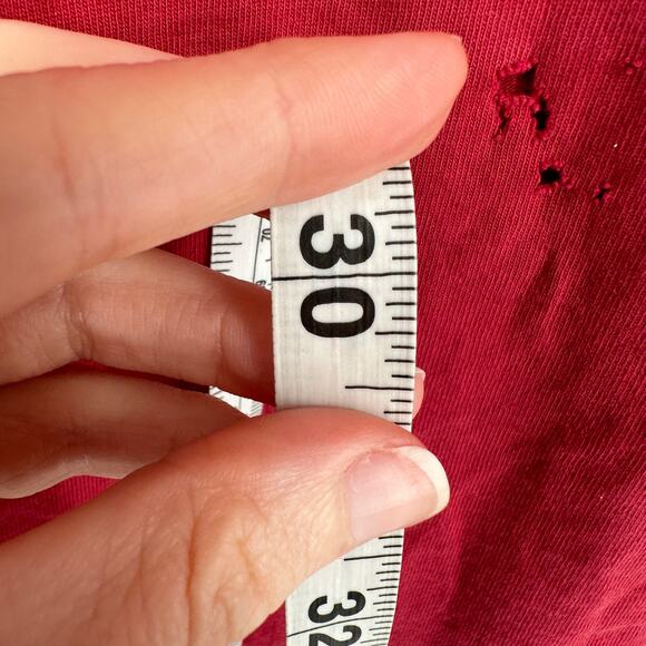 Vintage Carhartt Shirt Mens Large Red Graphic Tee Distressed Thrashed Workwear - Picture 7 of 7